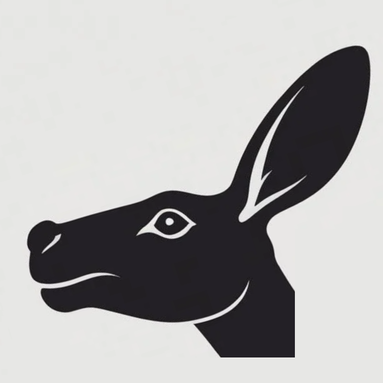 A black and white image of a kangaroo

AI-generated content may be incorrect.